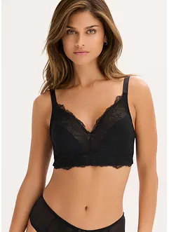 Bralette med broderi, bonprix