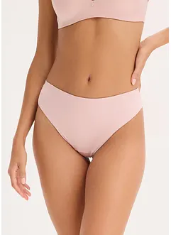 Highwaist-stringtruse med glanseffekt (2-pack), bonprix