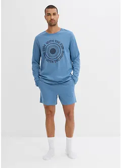 Kort pyjamas i 100% økologisk bomull, bonprix