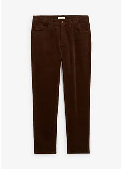 Slim Fit-kordfløyelsbukse med stretch og komfortsnitt, bonprix