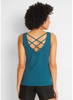 Jerseytopp i 100% økologisk bomull, bonprix