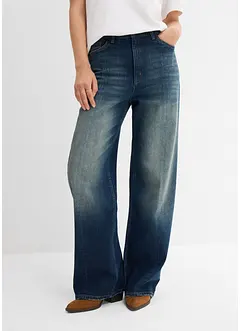 Loose Straight-jeans High Waist, Low Stretch, bonprix