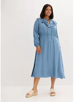 Maxikjole i lett viskose, bonprix