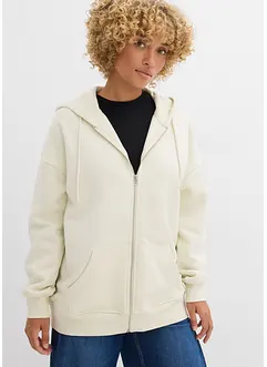 Sweatjakke med hette, bonprix