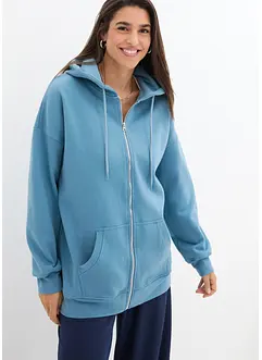 Sweatjakke med hette, bonprix
