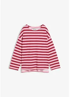 Oversized topp i ren bomull, bonprix