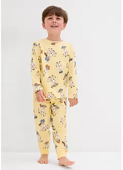 Pyjamas i 100% økologisk bomull (4-delt sett), bonprix