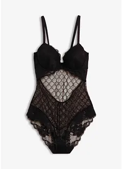 Body med pyntet mesh, bonprix