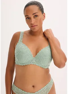 Padded-BH med blomsterblonde, bonprix