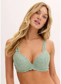 Padded-BH med blomsterblonde, bonprix