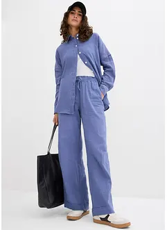 Pull on-bukse i luftig musselin, bonprix