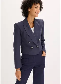 Kort blazer med markerte skuldre, bonprix