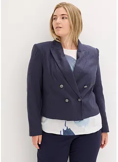 Kort blazer med markante skuldre, bonprix