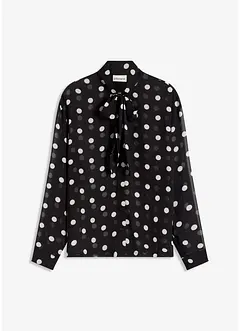 Bluse med sløyfe, bonprix