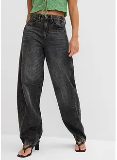 Ballong-jeans Mid Waist, super soft, bonprix