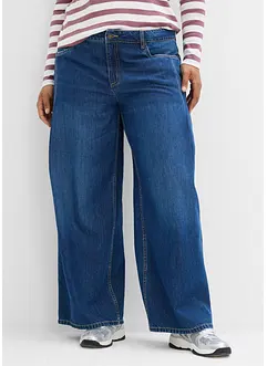 Wide-Leg-jeans Mid Waist, bonprix