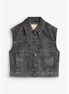 Jeansvest av bomull, bonprix