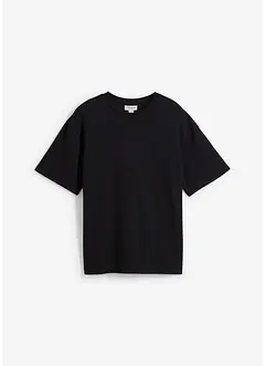 T-skjorte i formstabil, strukturert jersey, Loose Fit, bonprix