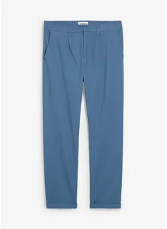 Regular-Fit bukse med buksepress, av bomullstwill, Straight, bonprix