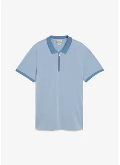 Piké-poloskjorte med glidelås, bonprix
