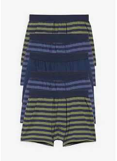 Boksershorts med myk økologisk bomull (5-pack), bonprix