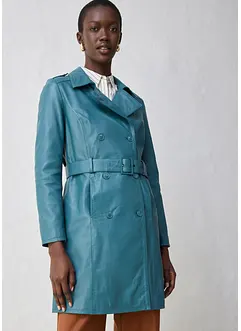 Skinn trenchcoat, bonprix