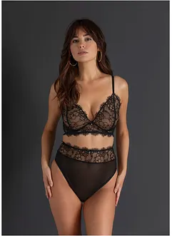 Bustier+stringtruse ouvert (2-delt sett), bonprix