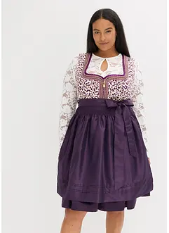 Tyrolerkjole med brodert forkle (2-delt sett), bonprix
