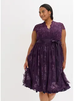 Dirndl med broderi og fløyelsskjørt (2-delt sett), bonprix