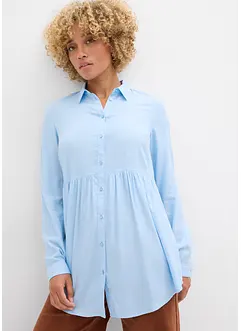 Lang bluse av viskose, bonprix