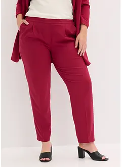 Pull on-bukse med press, bonprix