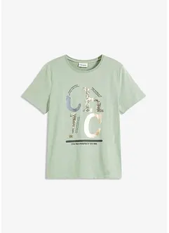 T-skjorte med glitterprint, bonprix