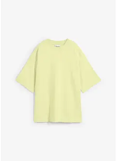 Oversized topp i formstabil økologisk bomull, bonprix