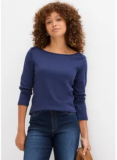 Oversized topp i 100% økologisk bomull, bonprix