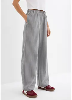 Slip on-bukse med vide ben, bonprix