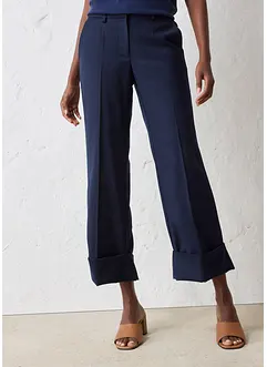 Bukse med ull, Flared, bonprix