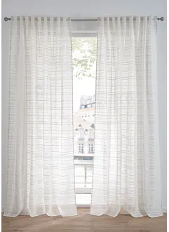 Gardin med stripemønster (1-pack), bonprix