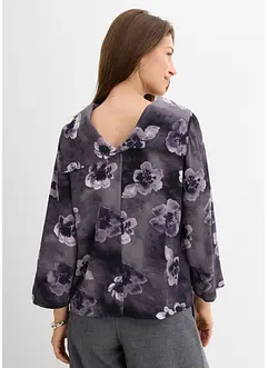 Bluse av strukturert krepp, bonprix