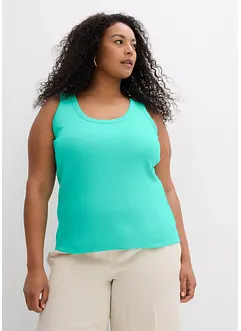 Singlet med økologisk bomull (2-pack), bonprix