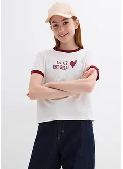 T-skjorte i 100% økologisk bomull, bonprix