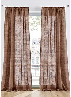 Gardin med struktur, i flere størrelser (1-pack), bonprix