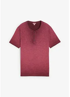 Kortermet bestefartrøye i 100% økologisk bomull i vasket look, bonprix