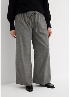 Vid bukse i ullstil, bonprix