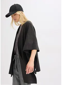 Oversized strikkecape, bonprix