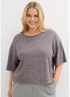 Kort topp i boxy passform, bonprix