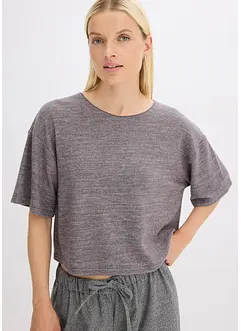 Kort topp i boxy passform, bonprix