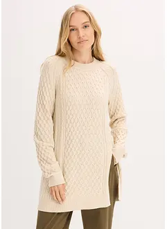 Lang genser i lett viskosemiks, bonprix