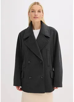 Caban-jakke i ullstil, bonprix