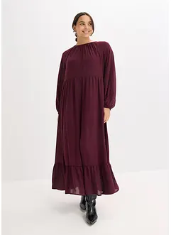 Maxikjole i chiffon, bonprix