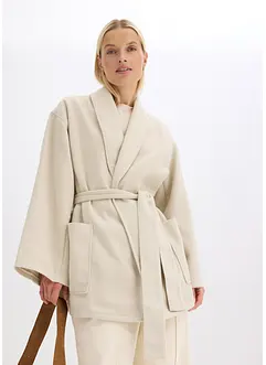 Jakke i ull look, bonprix